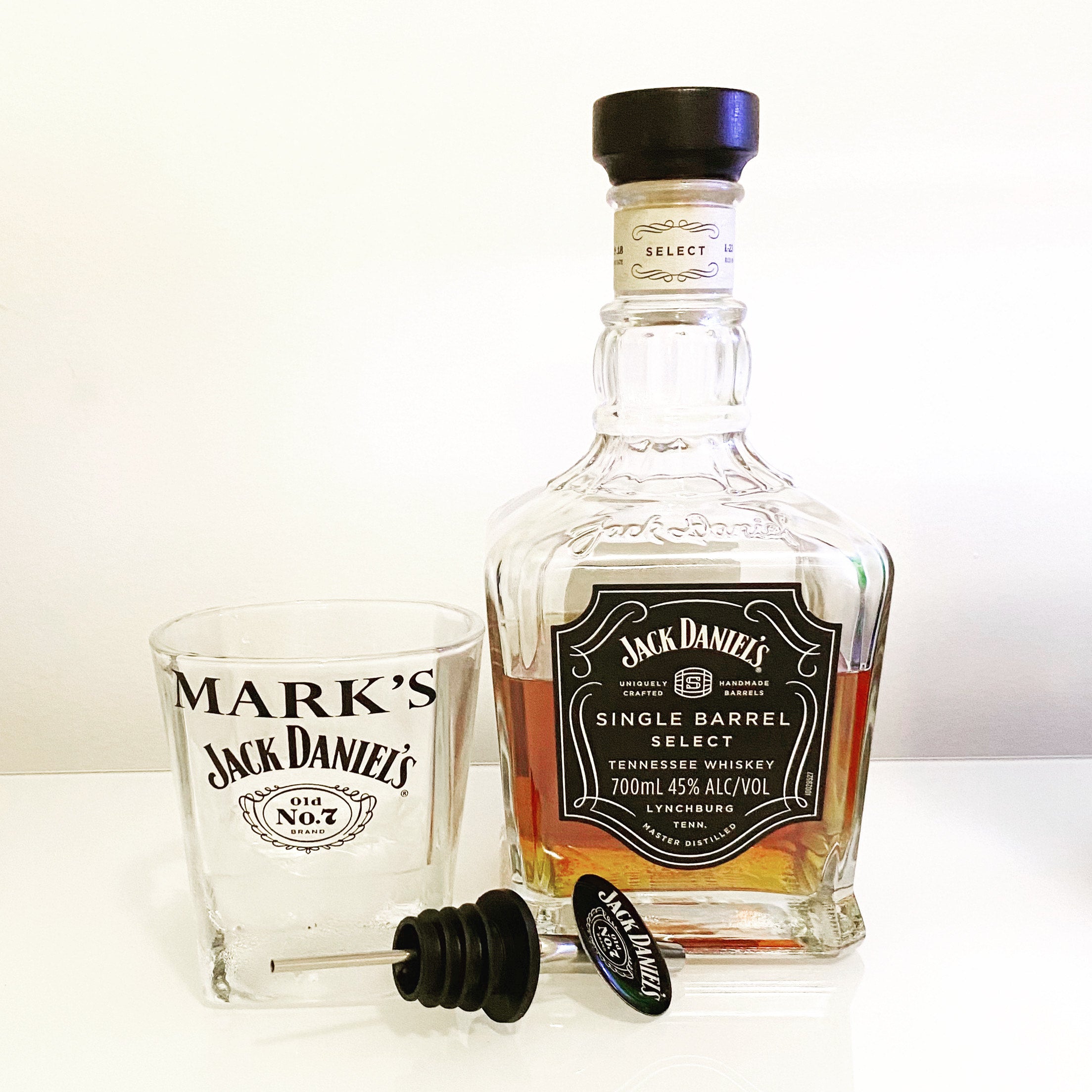 Personalised Jack Daniels Glass – Let's Label It